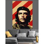 Che Guevara Pop Art Dekoratif Kanvas - Mdf Ahşap Tablo