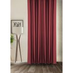 Cheap's Home Blackout Işık Geçirmez Fon Perde Pilesiz Ekstraforlu Yüksek Kaliteli Karartma Güneşlik (BORDO) - 450 x 240 cm