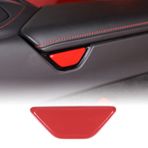 CHEAYAR Orta Konsol Kol Dayama Saklama Kutusu Açma Düğmesi Anahtarı Koruyucu Kapak Trim Chevrolet Corvette C8 2020-2023 ile Uyumlu, ABS Kolçak Kutusu Kulp Kase Kapağı Trim (ABS-Spor kırmızı)