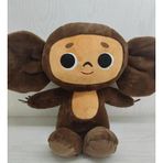 Cheburashka Peluş Oyuncak- Koca Gözlü Rus Anime Cheburashka Bebek 30 cm.