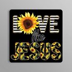 Check6 Love Like Jesus | Ayçiçeği |Harika Hediye Fikri|Çıkartma Çıkartması|2 Paket|12,7 cm Çıkartmalar|S11517