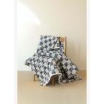 Checker Denim Kilim Ekru/İndigo 80x150