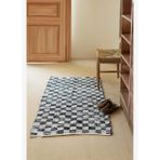 Checker Denim Kilim Ekru/İndigo 80x250