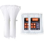 chedi Kablo Bağı 3,6x200 mm 100'lü Paket Çok Amaçlı Kablo Bağları, 20 cm Premium Kalite Beyaz Kablo Klipsi, Plastik Kelepçe - 20 cm - 3,6X200 mm - 100'lü Paket