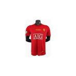 Cheecky Chic Ronaldo Kısa Kollu Manchester United 2008 Moscow Şampiyonlar Ligi Finali Forması - Kırmızı - 2XL