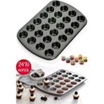 Chef Desing Muffin Kalıbı 24'lü Fırın Mini Kek Browni Kekstra Kurabiye Kalıbı Cakecub Kapsülü Muffin Baking Pan