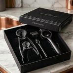 Chef Gastronomy Set, Mat Siyah Eloksal Döküm, Fındıkkıran Narenciye Sıkacağı, Profesyonel Mutfak Seti