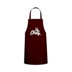 Chef Özel Baskılı Chef Mutfak Önlüğü Bordo