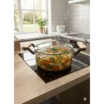 Chef Prime Borosilikat Cam Tencere 2500 ml - Şeffaf