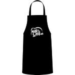 Chef Spatula Tasarım Özel Baskılı Chef Mutfak Önlüğü Siyah
