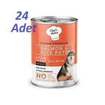 Chef's 24x400 gr Choice Kıyılmış Somonlu ve Pirinçli Yetişkin Köpek Konservesi