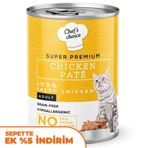 Chefs Cchoice 400 gr Pate Chicken Tavuklu Tahılsız Ezme Kedi Yaş Maması
