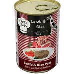 Chefs Cchoice Kuzulu Pirinçli Ezme 400 gr Köpek Konserve Maması