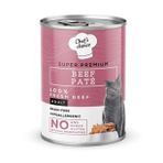 Chef's Choice 400 gr Tahılsız Sığır Etli Ezme Kedi Konservesi