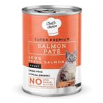 Chef's Choice 400 gr Tahılsız Somonlu Ezme Kedi Konservesi
