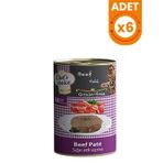 Chef's Choice 6x400 gr Sığır Etli Kıyılmış Yetişkin Kedi Konserve Maması