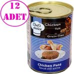 Chefs Choice Chef's Choice Tavuk Etli Ezme Tahılsız Kedi Konserve Maması 400 gr 12 Adet
