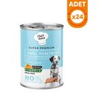 Chef's Choice Kıyılmış Kuzu Etli ve Balkabaklı 24x400 gr Yavru Köpek Konservesi