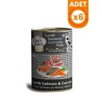Chef's Choice Kıyılmış Kuzu Etli ve Somonlu 6x400 gr Yetişkin Köpek Konservesi