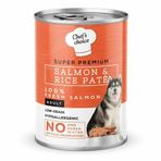 Chef's Choice Kıyılmış Somonlu ve Pirinçli 12x400 gr Köpek Konservesi