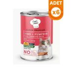 Chefs Choice Kuzu Etli ve Balkabaklı Tahılsız Ezme Yetişkin Konserve Kedi Maması - 6 Adet 400 Gr