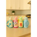 Chefstar RENKLİ HAYVAN DESENLİ TERMOS SULUK – 500 ML, BOYNUZ KAPAK TASARIMI, ASKILI MODEL