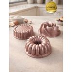 ChefTime 3'lü Mini Rose Tart&dilimli&rüzgar Kek Kalıbı | 10CM
