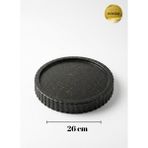 ChefTime Ergonomik Turta Sac Kek Kalıbı | 26CM - Siyah