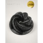 ChefTime Siyah Mini Rüzgar Kek Kalıbı 10CM