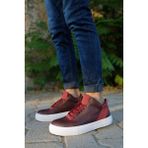 Chekich CH004 CBT Hıde Bordo Erkek Günlük Ayakkabı