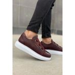 Chekich CH251 CBT Mirror Bordo - Beyaz Renk Erkek Günlük Ayakkabı