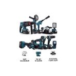 CHELİKBEİ Akülü 10 LU Set (Led Işık +Lazer Metre +Somun Sıkma + Dekupaj EEA389....