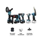Chelikbei Beşli Set MK350 Budama Testeresi 13MM Çelik Mandren + Somun Sıkma + Şarjlı Spiral + Şarjlı Hilti