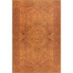 Chelmsford Klasik Turuncu Polyester Dikdörtgen Pamuk Makinada Yıkanabilir Kaymaz Taban Dijital Makine Baskı Salon Halı-I-Artl-ba15-300x400-Dikdörtgen
