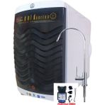 Chem Pompalı Gold Specıal 12 Litre 7 Filtre 14 Aşama Gümüş Iyon Tatlandırıcı Mineral Alkali 90 Gpd Nano Membranlı 304 Kalite Krom Musluklu 12 Litre Çelik Tanklı Su Arıtma Cihazı