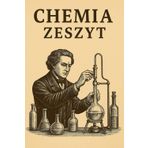 CHEMIA ZESZYT – Zeszyt szkolny w kratkę 5x5 mm | 6x9 cali | 80 stron: Styl vintage z ilustracją chemika | Idealny do notatek, wzorów i eksperymentów