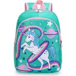 Chenchendianshang Kız Çocuklar Için Unicorn Schoolbag Mochila Çift Omuz Okul Çantaları Karikatür Sırt Çantası Su Geçirmez Moda Backpackscolor: F-Pink (Yurt Dışından) - Renkli