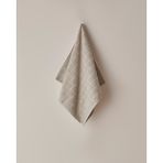 Chequer Pamuk Yüz Havlusu 50X80 cm Bej - 50 x 80 cm