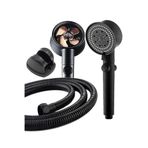Chermik Turbo Pervaneli 5 Fonksiyonlu Duş Başlığı Duş Hortumu 150 Cm Ve Mafsal Set