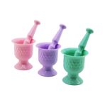 Chermik Urve Ur-3116 Renkli Plastik Havan & Mortar (Sarımsak Dövecek)*36