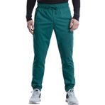 Cherokee Erkek Scrubs Pantolon İş Kıyafeti Revolution Natural Rise Jogger WW012, Avcı, L Kısa
