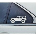 Cherokee XJ Kelebek Cam Oto Sticker 17 CM 2 Adet