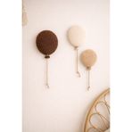 Cherry Bloom Cotton Balon Duvar Süsü Teddy Bohem Çift taraflı Bantlı