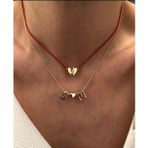 Cherry Design Altın Kaplama Kişiye Özel Harfli Kolye