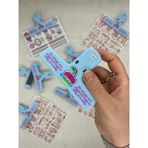 Cherry Mavi Renk Çok Fonksiyonlu Mıknatıslı Klips/fotoğraf Mandalı/kıskaç Ataş/kitap Ayracı