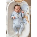 Cherub Baby Kravatlı Erkek Bebek 5li Set Bebek Yenidoğan 5 Parça Hastane Çıkışı Zıbın Seti