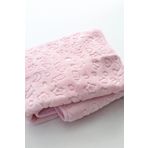 Cherub Baby Pembe Kabartmalı Kalın (600GR) Peluş Bebek Battaniyesi 100x120 Cm 100 X 120 Pamuklu Tek Ebat %100 P