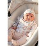 Cherub Baby Sincap Desen Çiçekli Kız Bebek 5li Set Bebek Yenidoğan 5 Parça Hastane Çıkışı Zıbın Seti