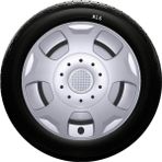 Chery SKS-SJS 404 16 İnç 4 Adet Kırılmaz Jant Kapağı