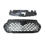 Chery Tıggo 7 Pro 23/24 Ön Panjur Siyah/Nikelajlı Kamera Delikli (Üst Plastiği İle Birlikte)(Tw)